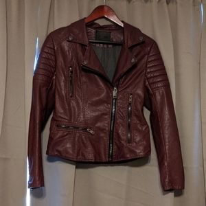 BLANK NYC Maroon Jacket size small